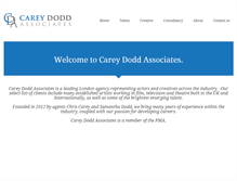 Tablet Screenshot of careydoddassociates.com